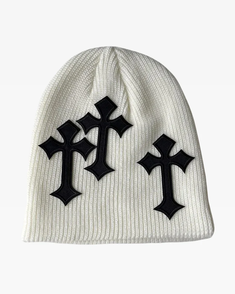 Beanie With Cross - Image 3