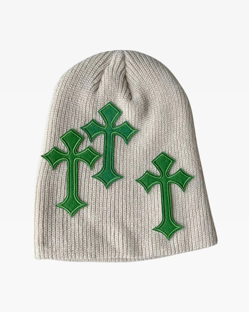 Beanie With Cross - Image 4