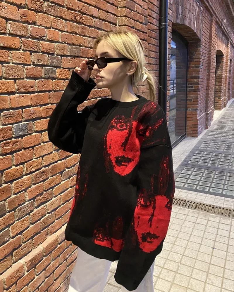 Black And Red Sweater - Image 3