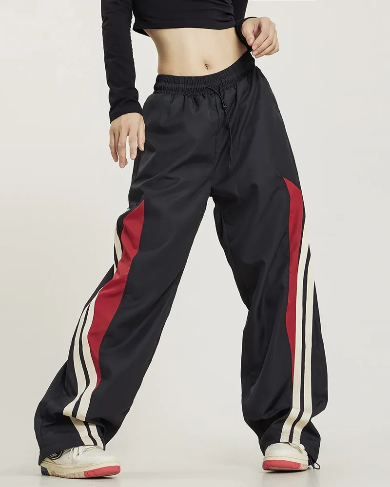 Black And Red Track Pants - Image 3