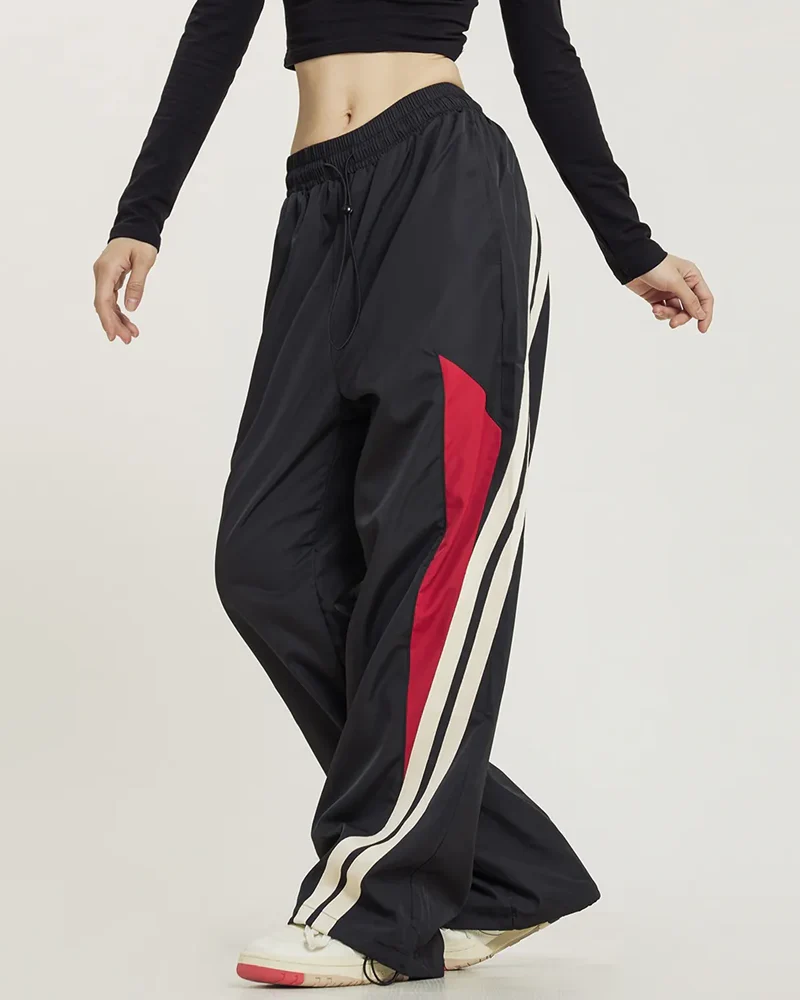 Black And Red Track Pants - Image 4