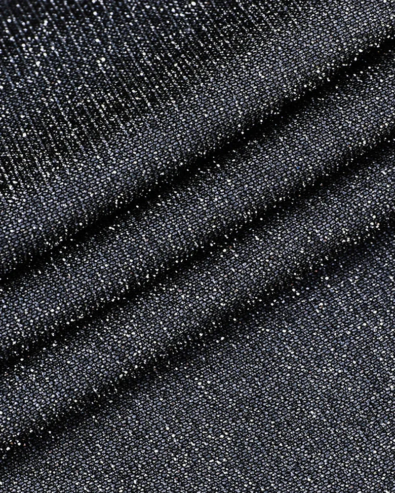 Black Glitter Dress - Image 6