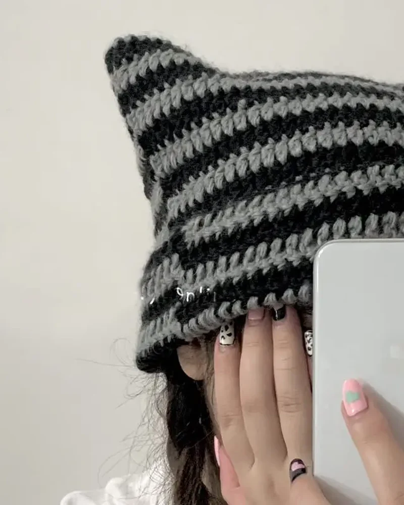 Cat Ear Beanie - Image 3