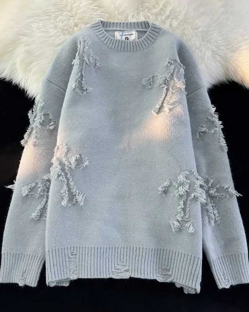 Cross Knit Sweater - Image 3