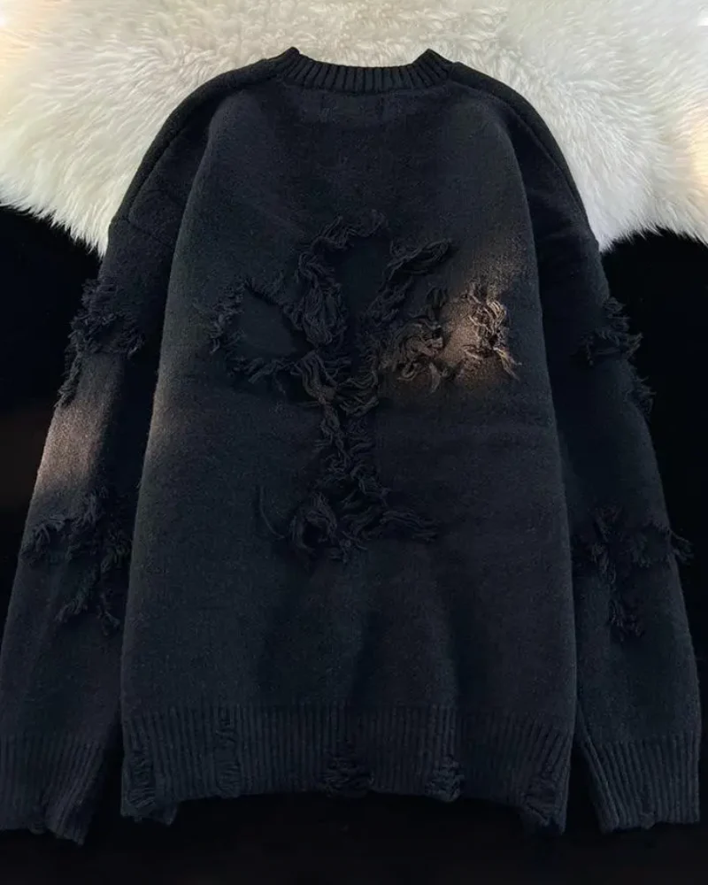 Cross Knit Sweater - Image 6