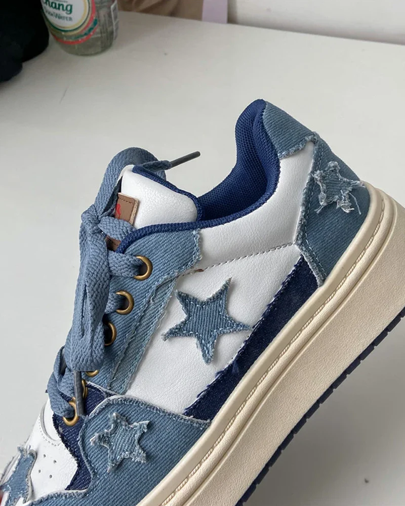 Denim Sneakers Women - Image 5