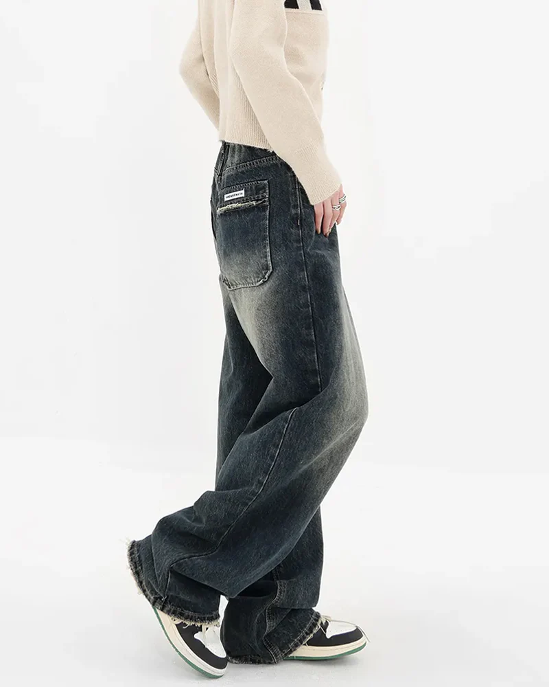 High Waisted Baggy Jeans - Image 3