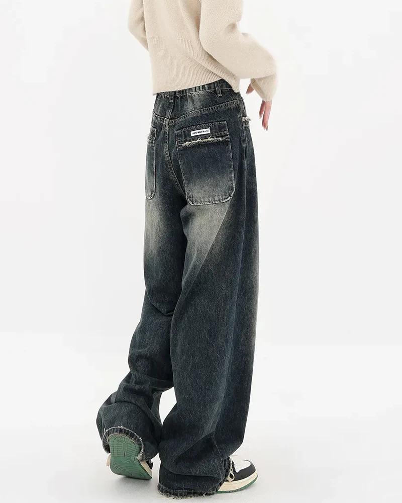 High Waisted Baggy Jeans - Image 4