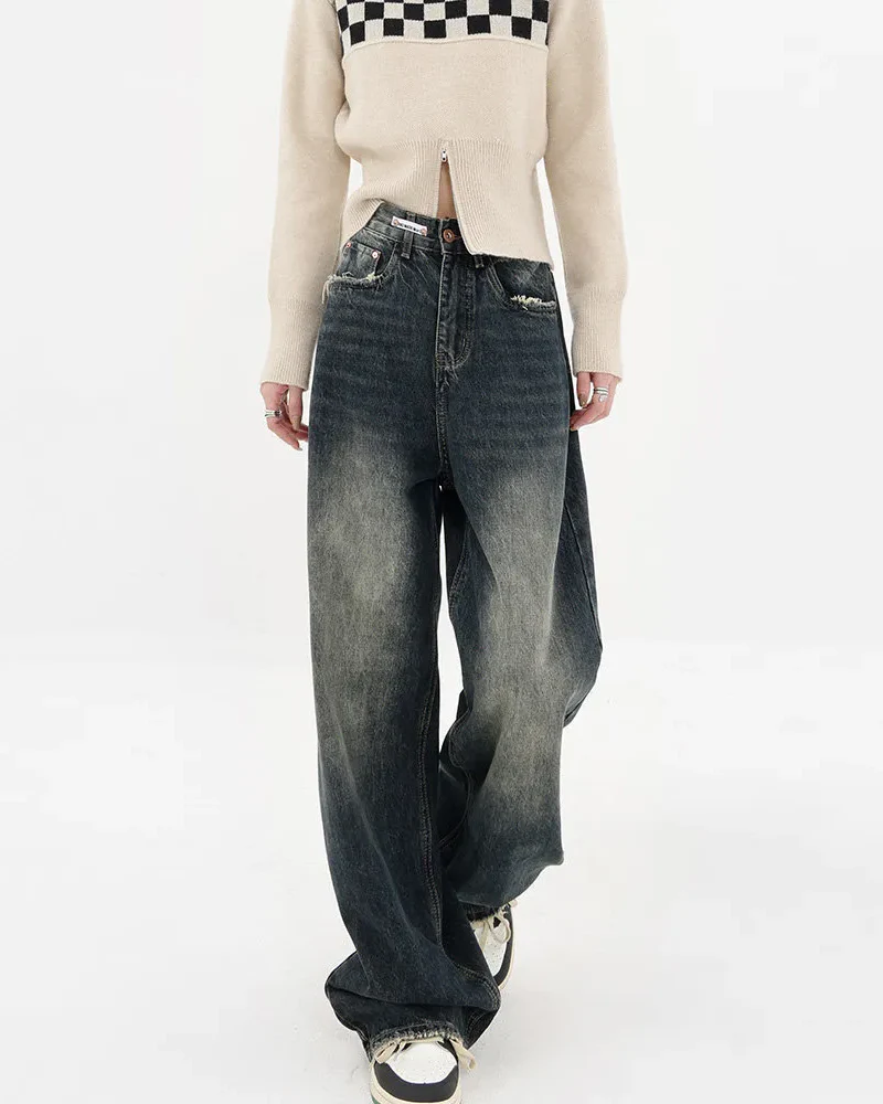 High Waisted Baggy Jeans - Image 5