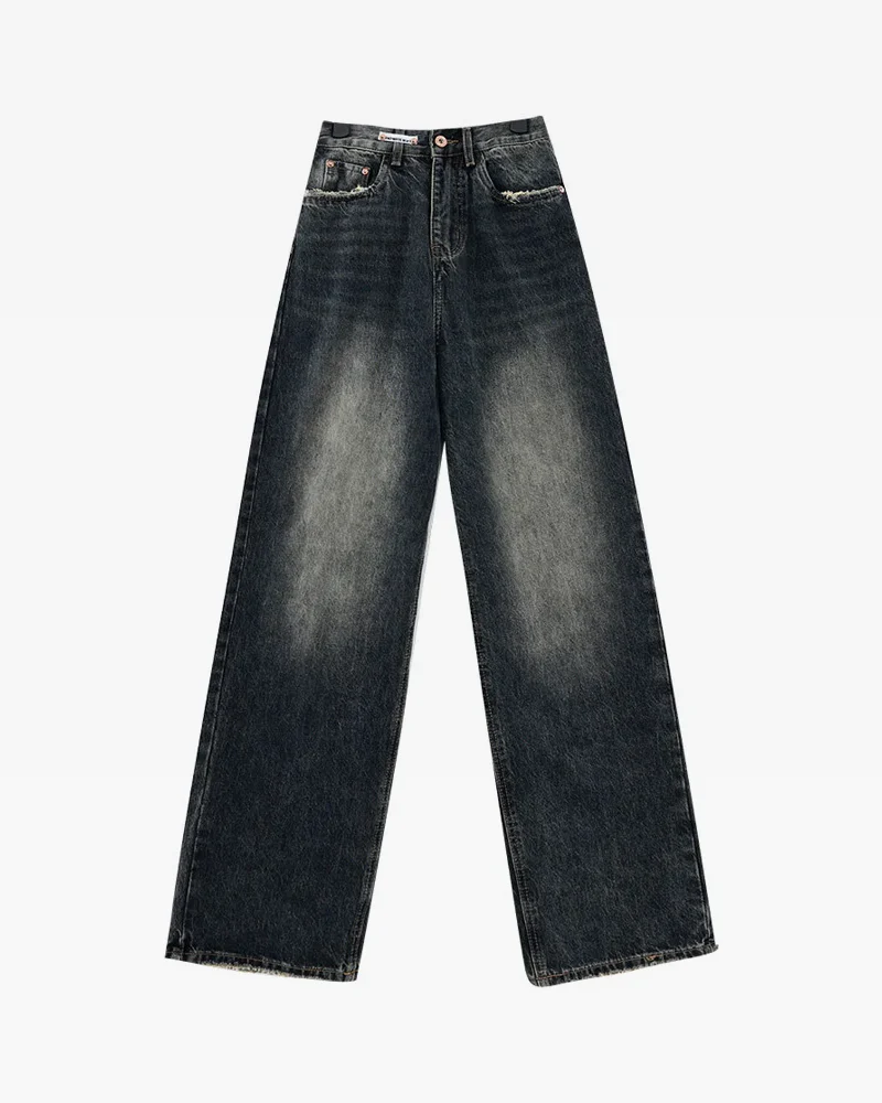 High Waisted Baggy Jeans - Image 6