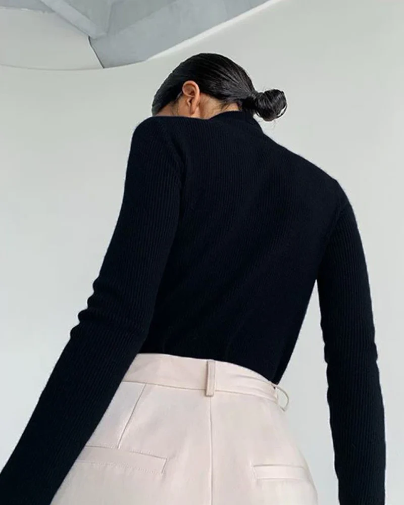 Open Chest Turtleneck - Image 3