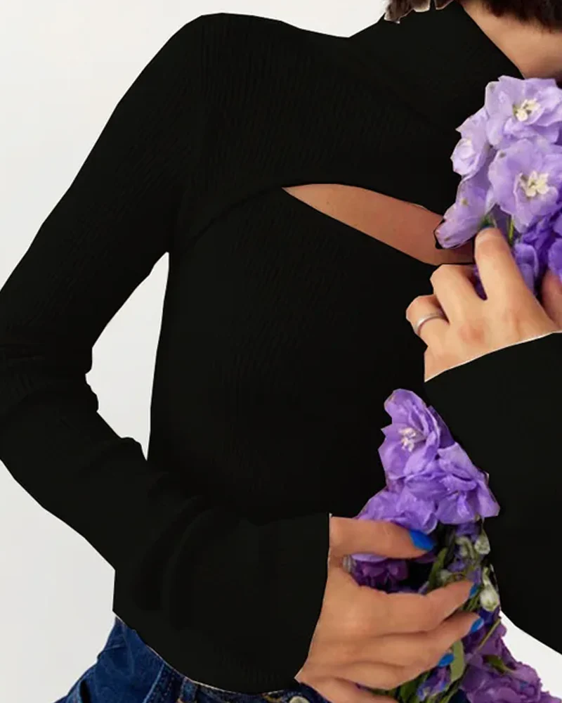Open Chest Turtleneck - Image 4