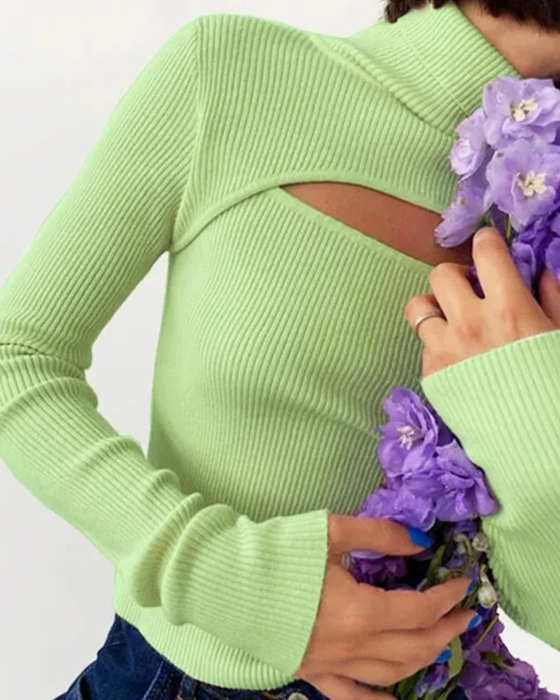Open Chest Turtleneck - Image 8