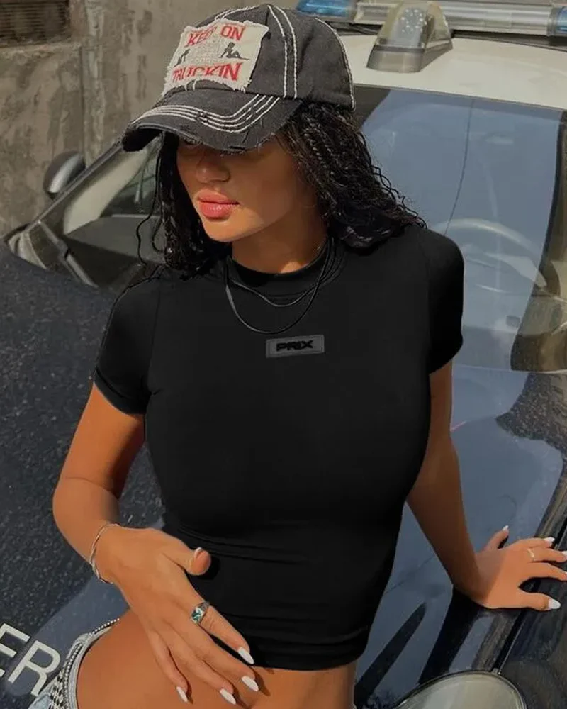 Short Sleeve Crop Top - Image 5