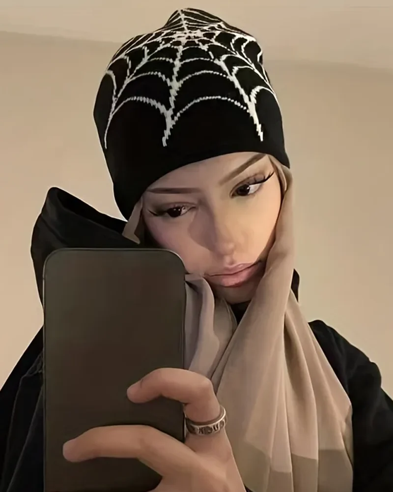 Spider Web Beanie - Image 4