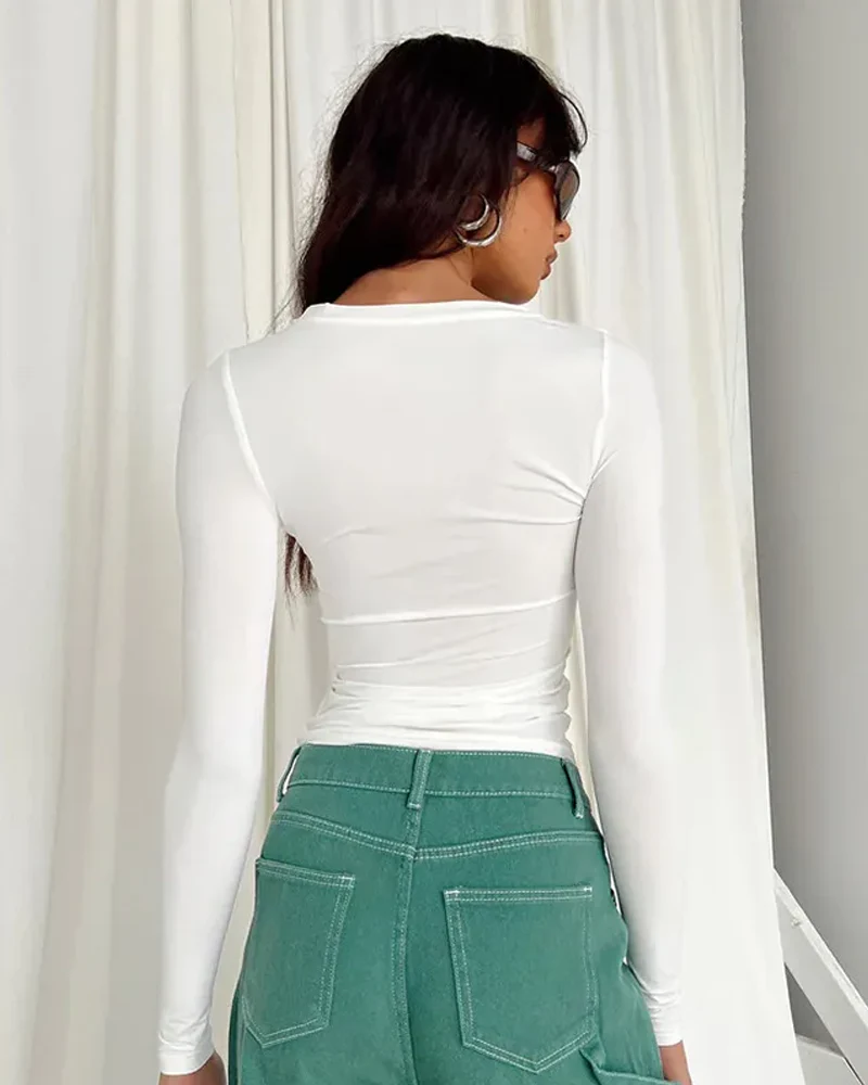 Womens Long Sleeve T Shirt - Image 9