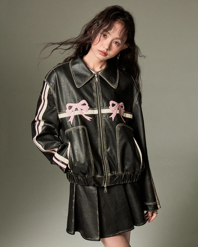 Y2K Leather Jacket - Image 5