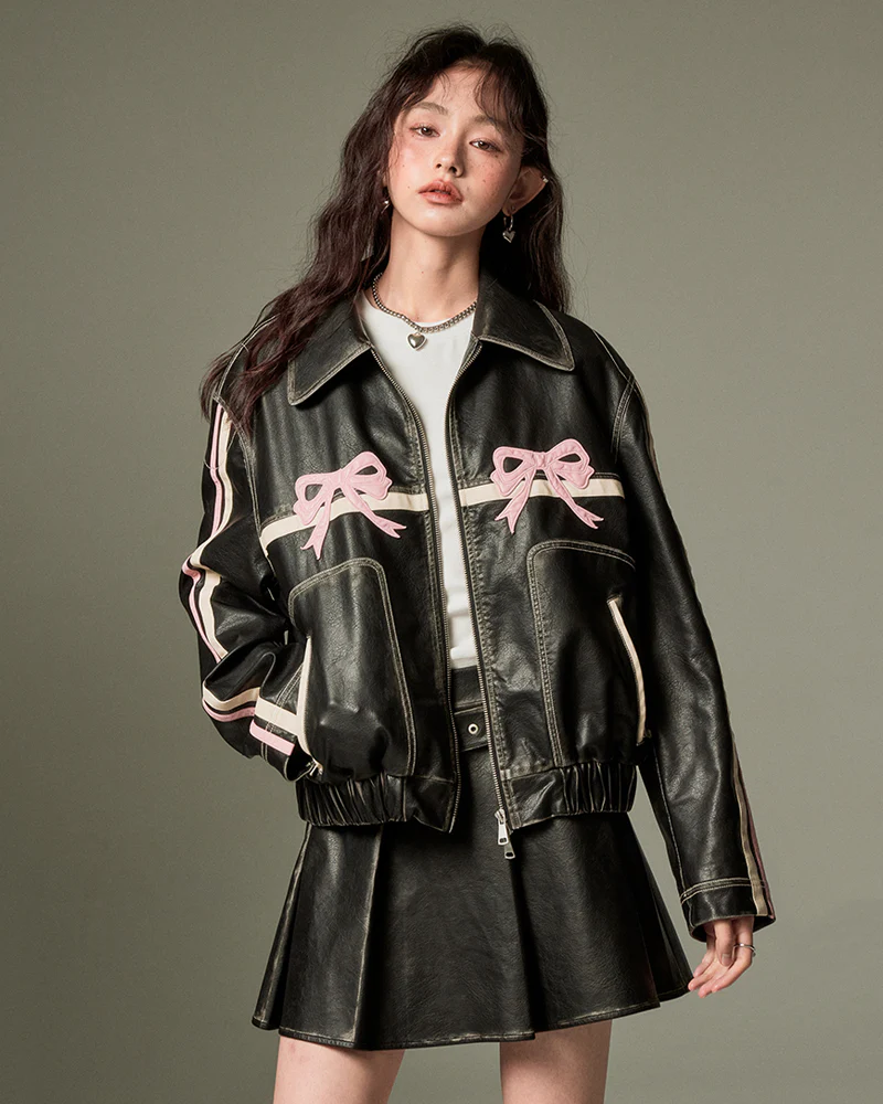 Y2K Leather Jacket - Image 6