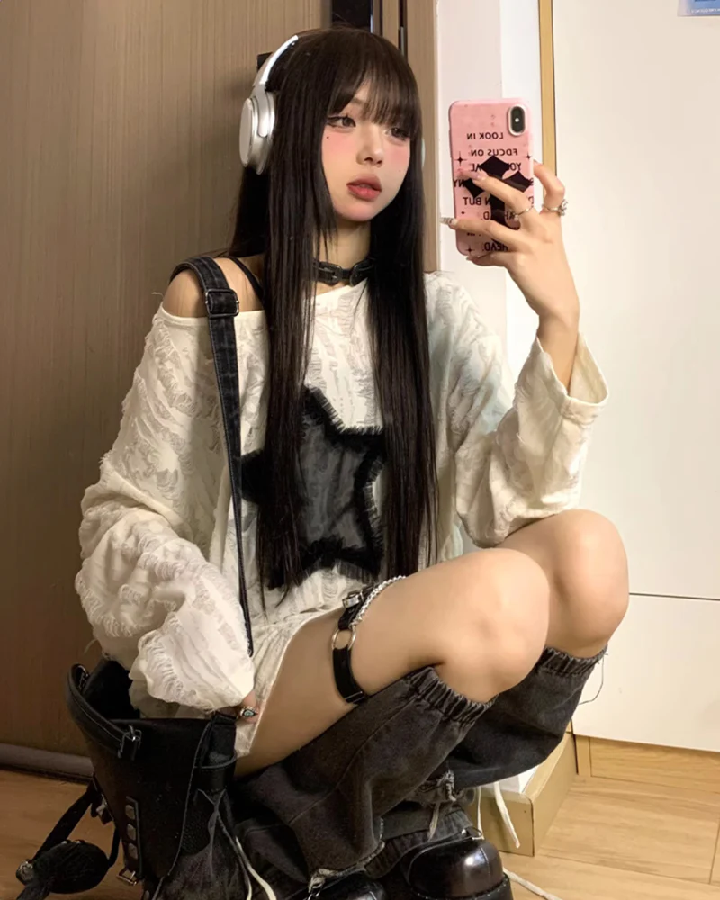 Y2K Off The Shoulder Top - Image 6