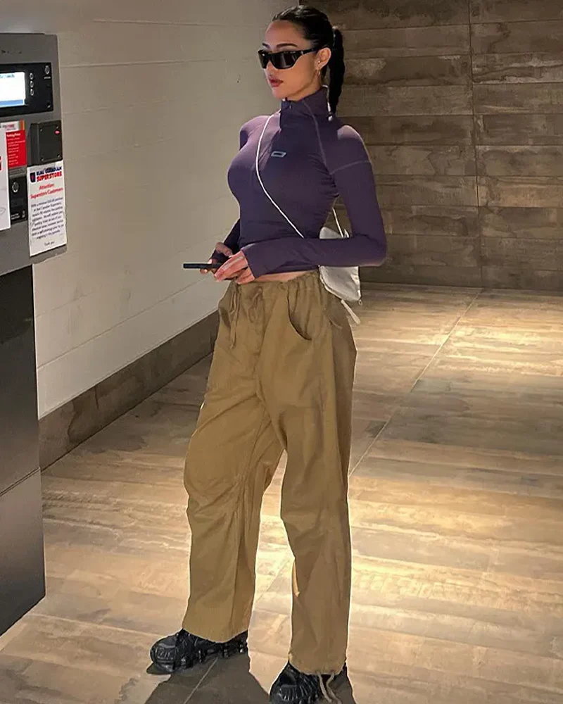 Zip Up Crop Top - Image 3